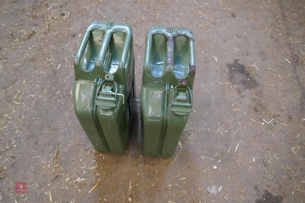 2 JERRY CANS