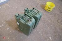 2 JERRY CANS - 2