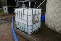 IBC WITH APPROX 350L OF FORMALEHYDE - 3