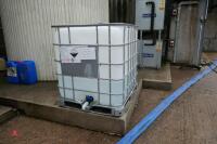 IBC WITH APPROX 350L OF FORMALEHYDE - 7