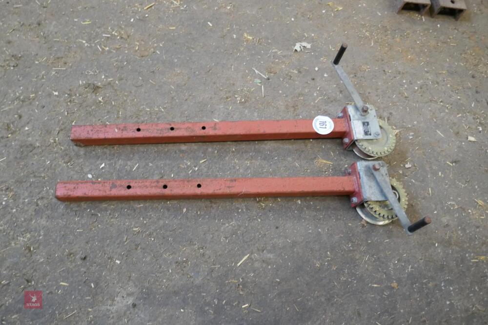 2 HOMEMADE RATCHET PULLERS