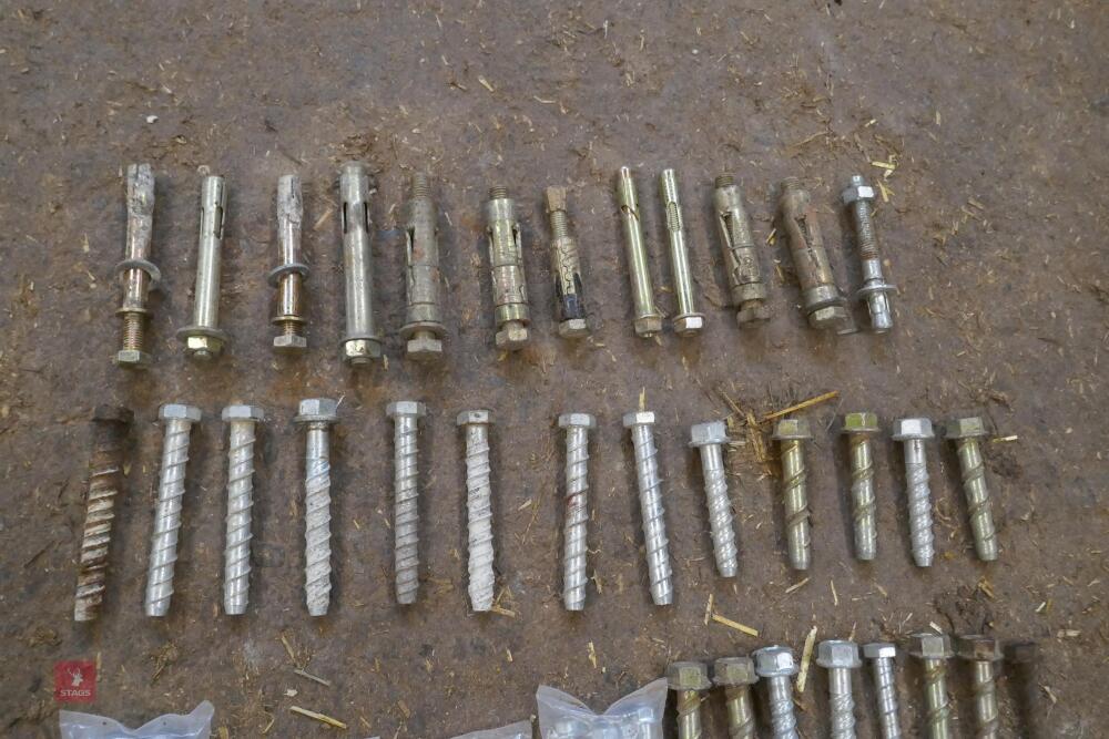 QTY OF CONCRETE BOLTS