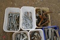 8 TUBS OF MAINLY BOLTS - 4