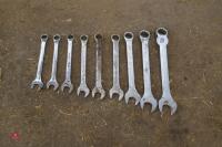 9 HEAVY DUTY SPANNERS