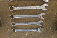 9 HEAVY DUTY SPANNERS - 4