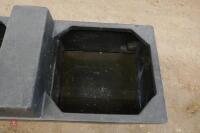 PLASTIC 4' DOUBLE SIDED WATER TROUGH - 4