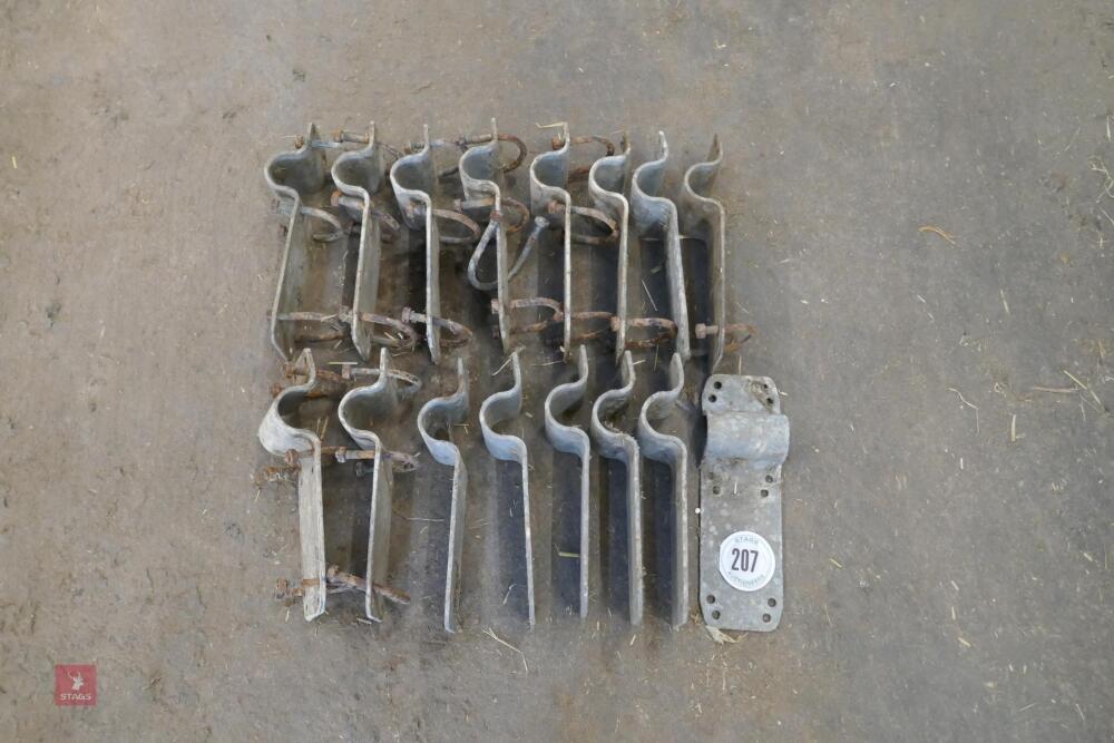 COW CUBICLE HEAD RAIL BRACKETS