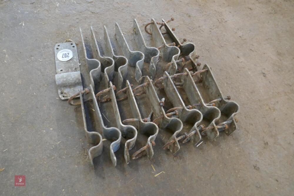 COW CUBICLE HEAD RAIL BRACKETS