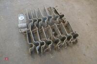 COW CUBICLE HEAD RAIL BRACKETS - 6