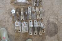 QTY OF DOOR HANGINGS & LATCHES - 6