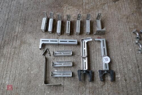 MILK/VACUUM LINE BRACKETS