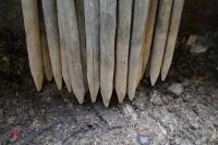 28 - 4' WOODEN FENCE STAKES - 2