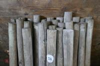 28 - 4' WOODEN FENCE STAKES - 3