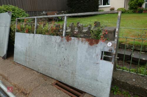 GALVANISED SHEETED GATE