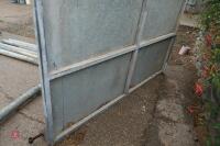 GALVANISED SHEETED GATE - 5