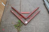 2 METAL 'A' SUPPORT FRAMES - 4