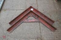 2 METAL 'A' SUPPORT FRAMES