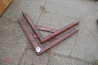 2 METAL 'A' SUPPORT FRAMES - 4