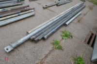 6 LENGTHS OF GALVANISED PIPES - 5