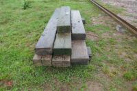 8 RAILWAY SLEEPERS - 2