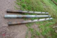 3 GALVANISED SQUARE POSTS