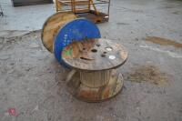 2 WOODEN REELS - 2