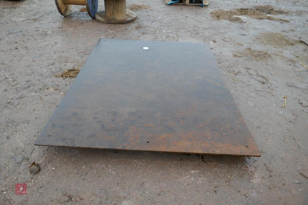 6'6" X 4'11" STEEL SLAB