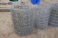 4 ROLLS OF USED STOCK WIRE - 6