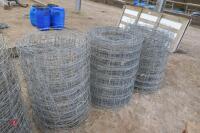 4 ROLLS OF USED STOCK WIRE - 7