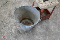 STEEL BUCKET AND TOOL STOOL - 2