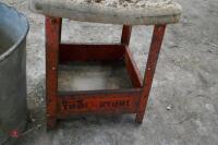 STEEL BUCKET AND TOOL STOOL - 5