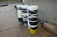 LARGE SELECTION OF PLASTIC BUCKETS - 3