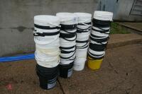 LARGE SELECTION OF PLASTIC BUCKETS - 4