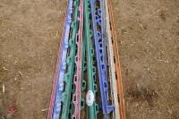 13 MIXED COLOURED ELECTRIC FENCE STAKES - 2
