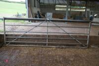 11' GALVANISED HD YARD GATE - 5