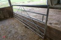 11' GALVANISED HD YARD GATE - 7