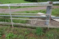 11'5" GALVANISED HD YARD GATE - 2