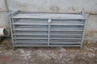 13 GALVANISED SHEEP HURDLES - 3