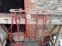 WOODEN SADDLE RACK - 8