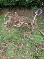 HORSE DRAWN VINTAGE HAY RAKE