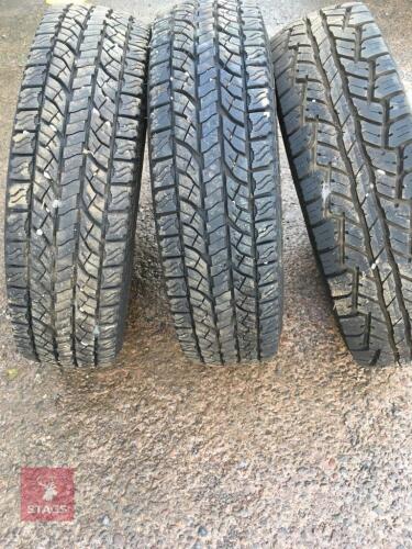 TYRES 750R16