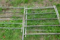 5 GALVANISED HURDLES - 2