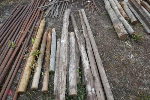 VARIOUS STAKES AND TIMBER