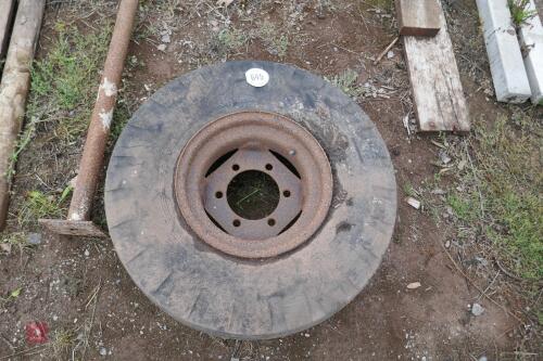 1x TRAILER WHEEL AND TYRE