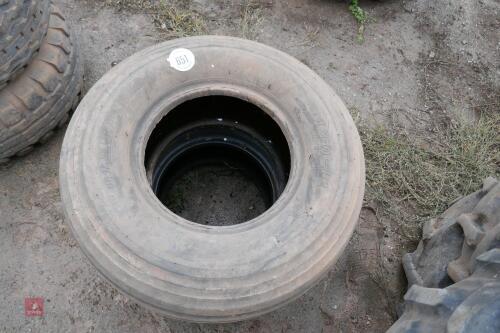 PAIR OF TRAILER TYRES