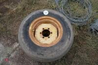 PAIR OF REAR M.F COMBINE WHEELS & TYRES