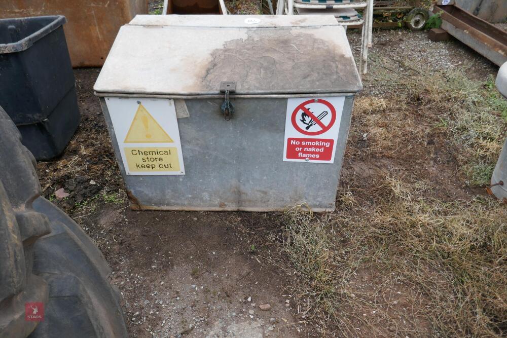 GALVANISED FEED BIN 3'x2'x2'