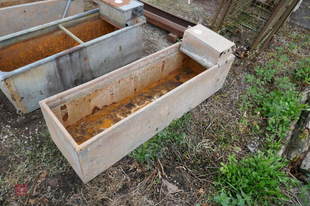 1x 5' GALVANISED WATER TROUGH