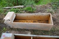 1x 5' GALVANISED WATER TROUGH - 3