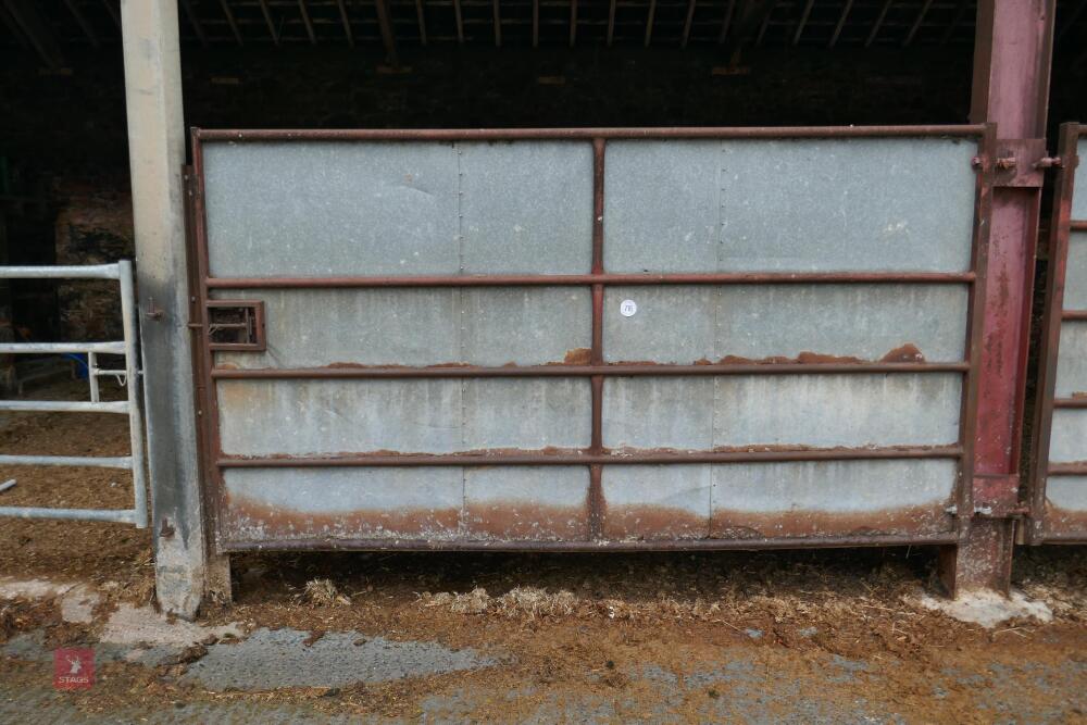 6' HIGH X 11' SHEETED DOOR